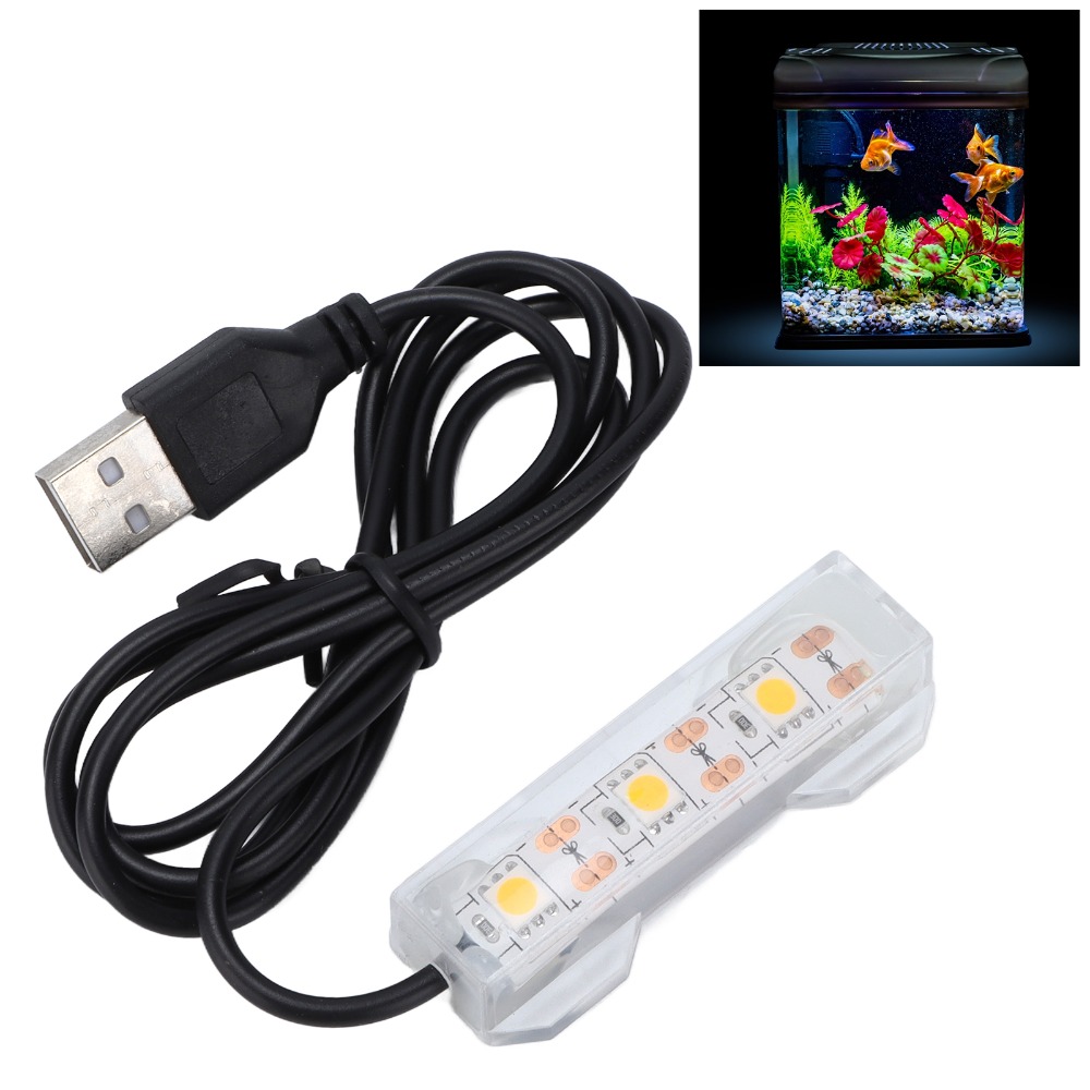 Aquarium Marine Light - Декоративное освещение USB-светильник для аквариума Многоцветный