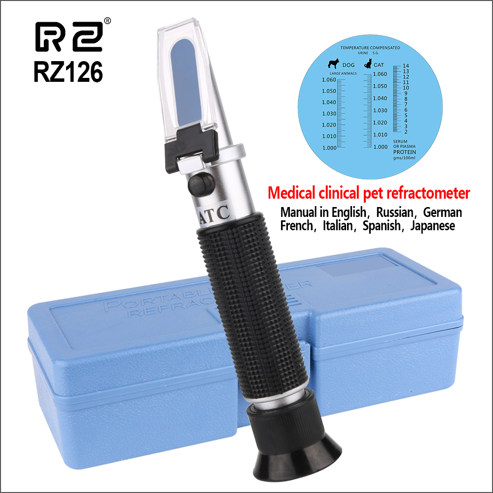 Refractometer Salinity - RZ 3-в-1 клинический рефрактометр для животных,