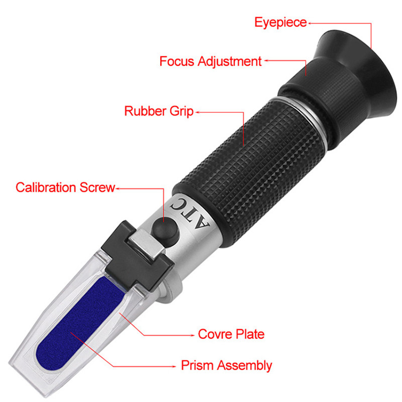 Ручной рефрактор для сахара 0- – обзор и цена Refractometer Salinity