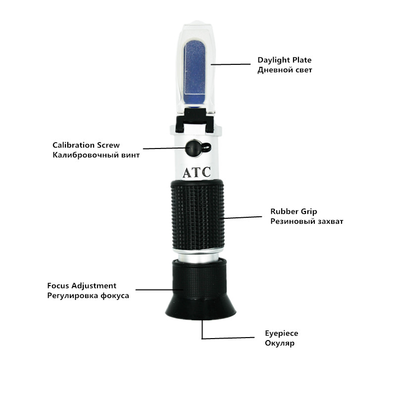 Портативный рефрактометр для с – обзор и цена Refractometer Salinity