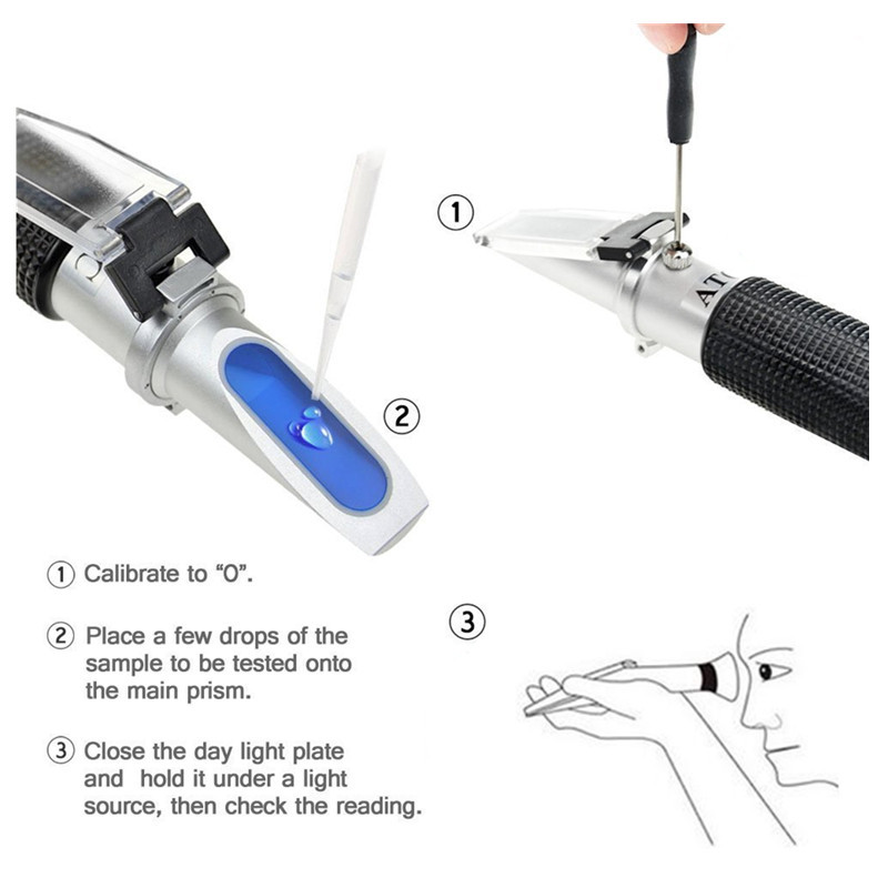 Портативный рефрактометр для с – обзор и цена Refractometer Salinity
