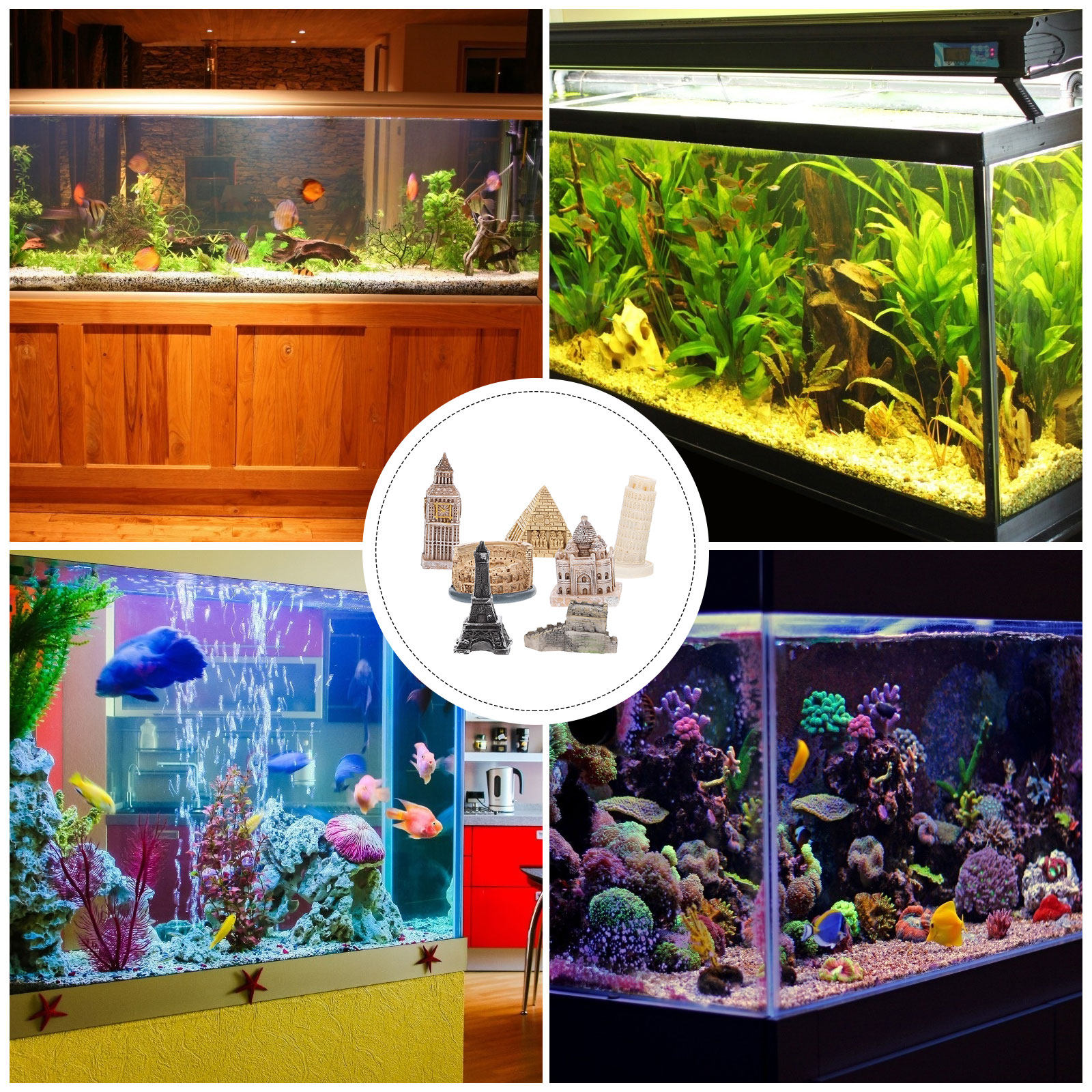 Набор из 7 миниатюрных римских – обзор и цена Aquarium & Marine Museum