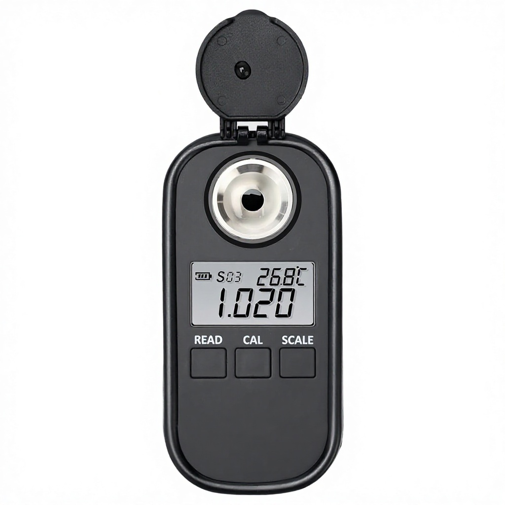Цифровой рефрактометр для изме – обзор и цена Refractometer Salinity