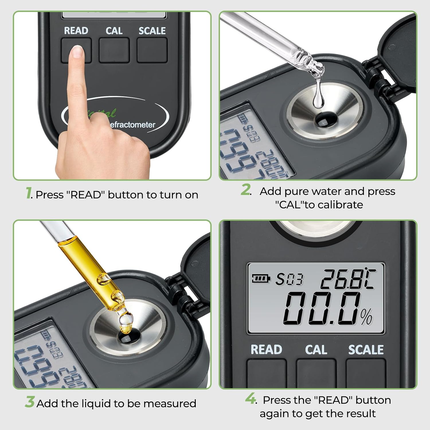 Цифровой рефрактометр для изме – обзор и цена Refractometer Salinity