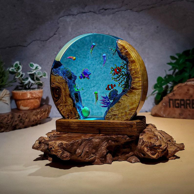Ночник-светильник из смолы с м – обзор и цена Aquarium & Marine Museum