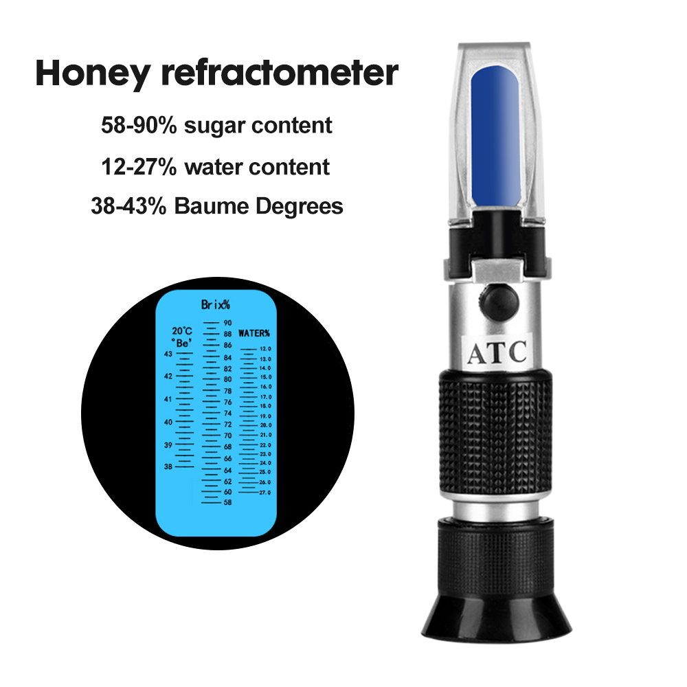 Ручной медовый рефрактометр 3  – обзор и цена Refractometer Salinity
