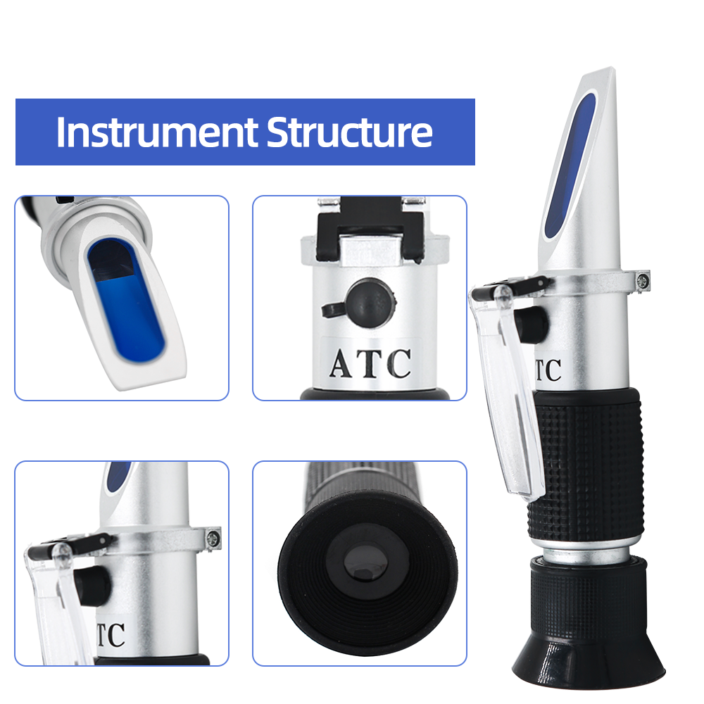 Рефрактометр Brix 2 в 1, рефра – обзор и цена Refractometer Salinity