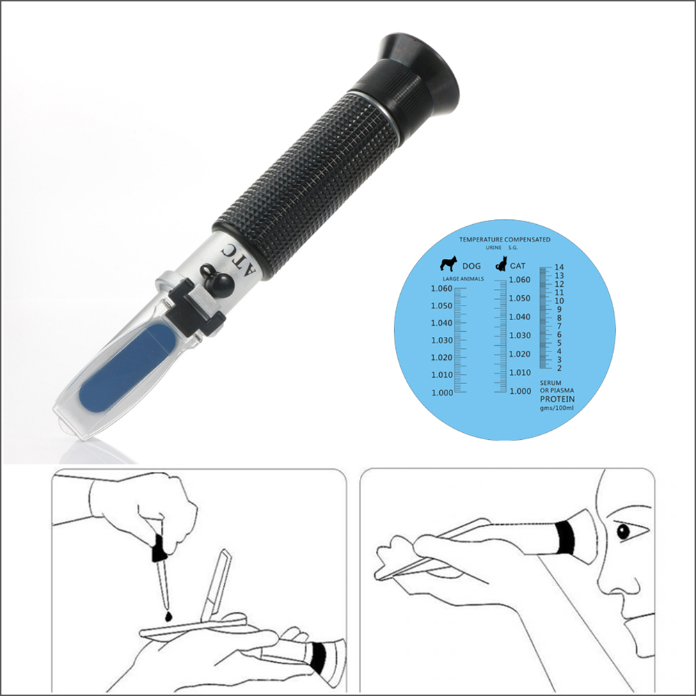 RZ 3-в-1 клинический рефрактом – обзор и цена Refractometer Salinity