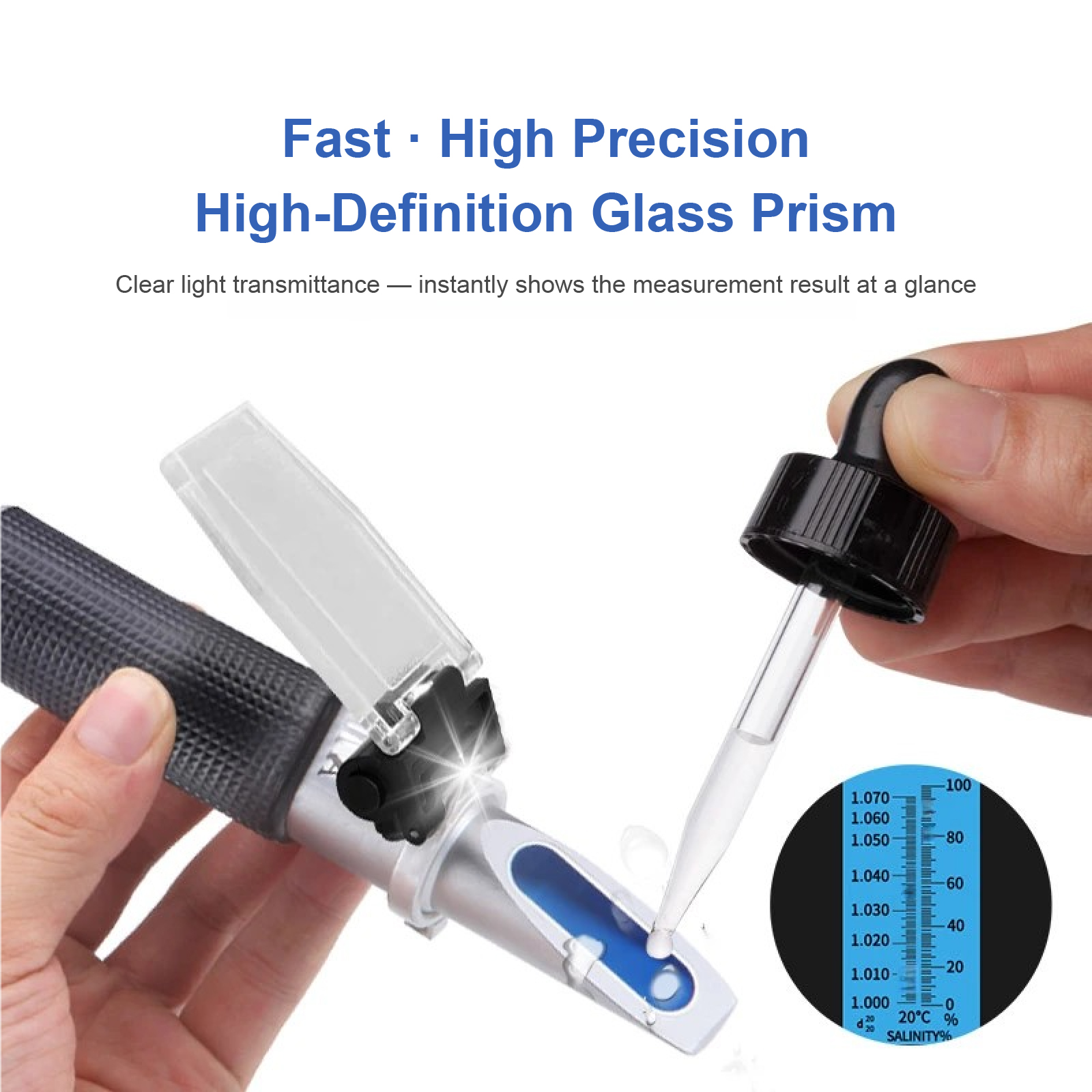 Цифровой измеритель солености  – обзор и цена Refractometer Salinity