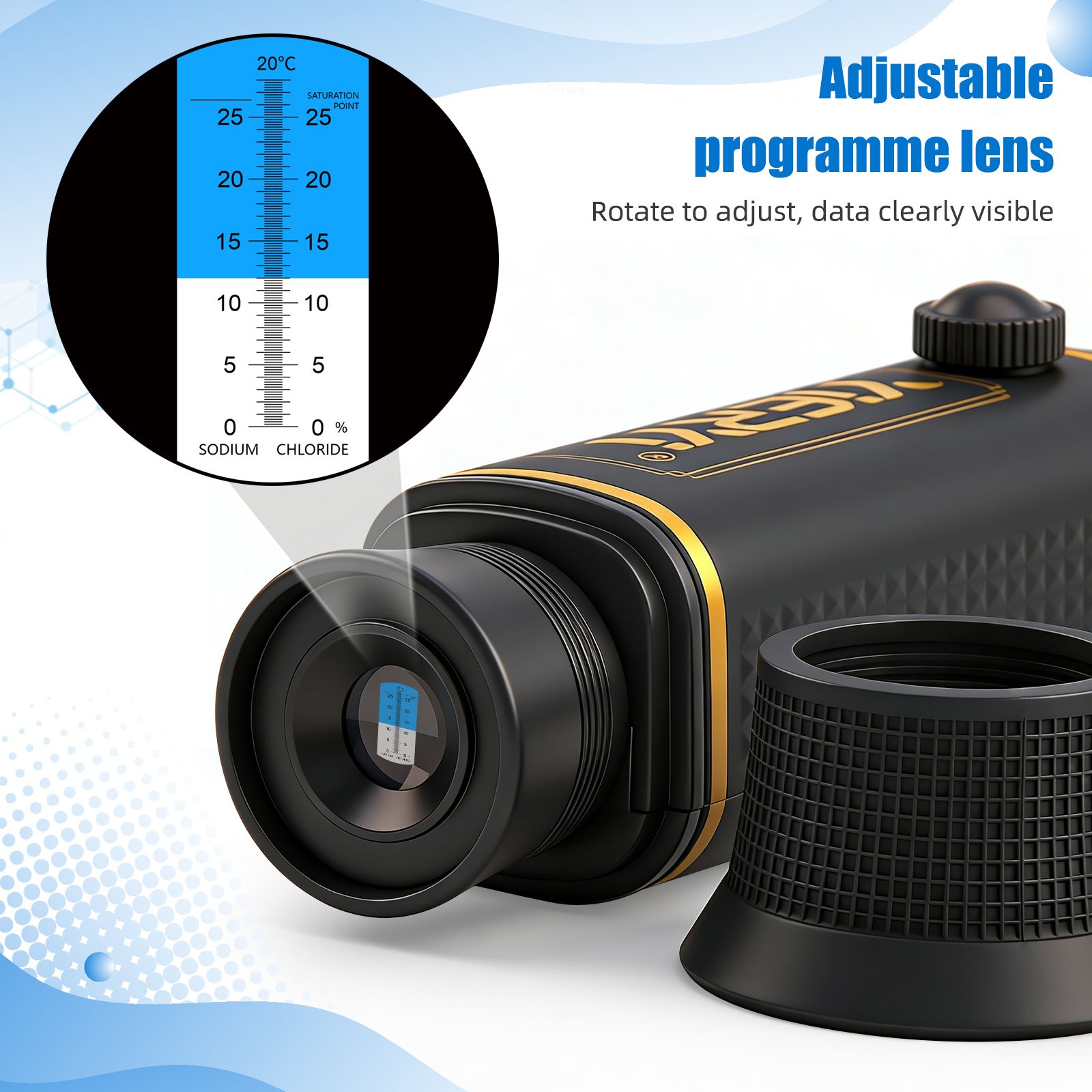 Рефрактометр Yieryi 0-28% для  – обзор и цена Refractometer Salinity