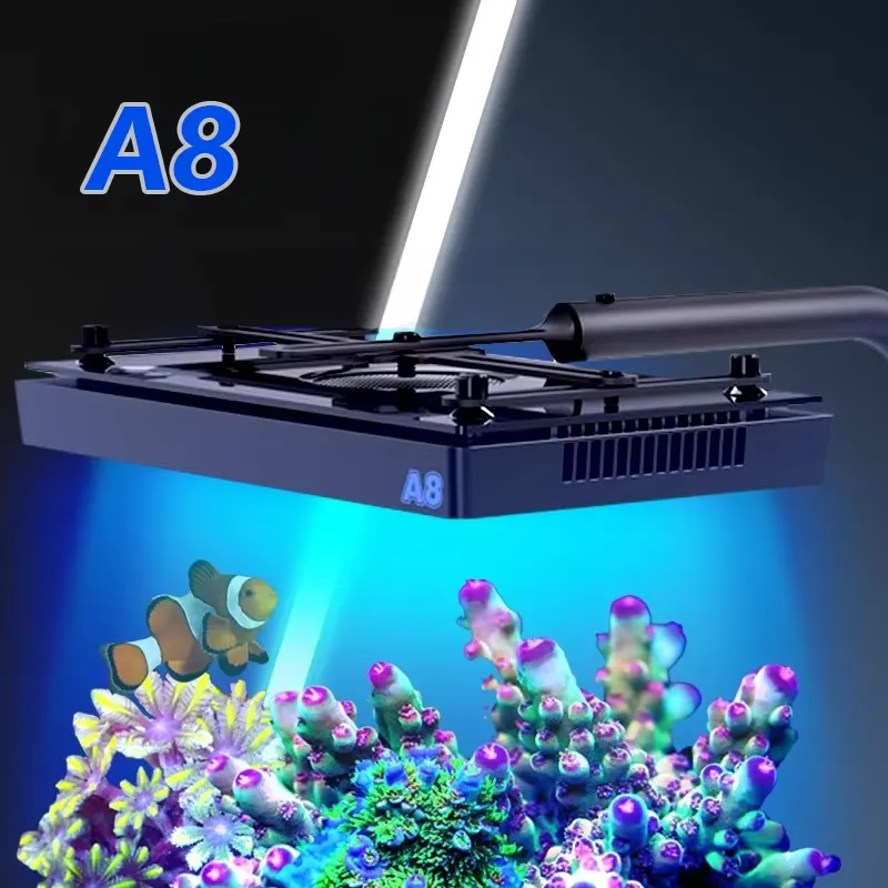 Светодиодный светильник A8SE I – обзор и цена Aquarium Marine Light